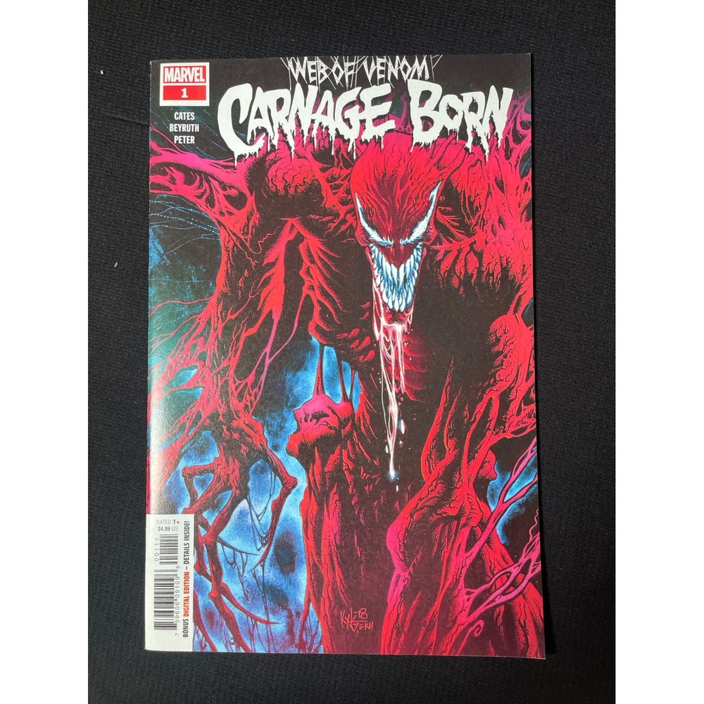 Web of Venom Carnage Born 1 Comic Book‎ Cates Beyruth Peter Marvel 2019